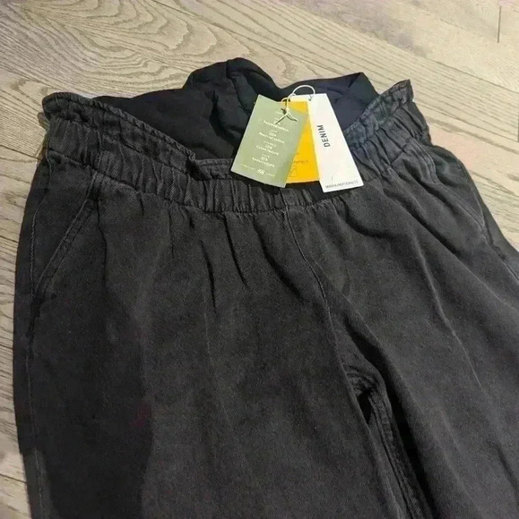 H&M Mama Paper Bag Maternity Jeans - size XS NWT - Picture 3 of 5